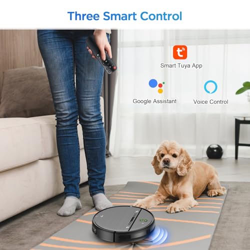 2-in-1 Robot Vacuum and Mop Combo T4348