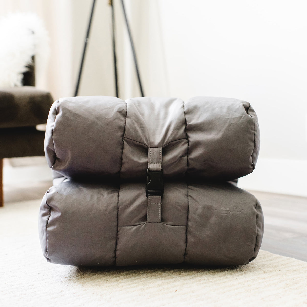 Steel Gray Bean Bag Chair K4684