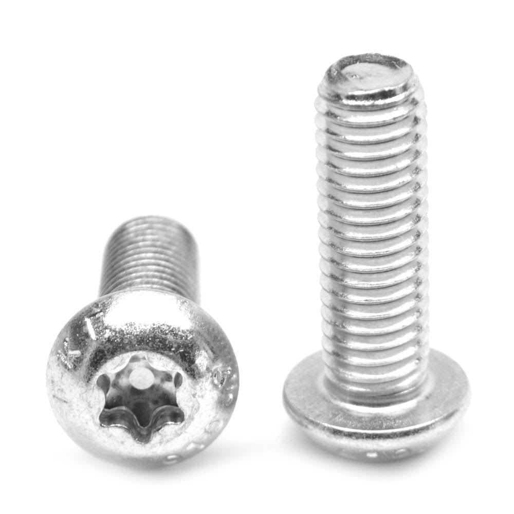 M3 x 0.50 x 10 Coarse Thread ISO 7380 Class 10.9 6 Lobe Button Head Cap Screw Alloy Steel Zinc Plated H852