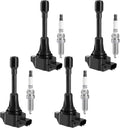 Ignition Coils and Iridium Spark Plugs Set of 4 Pack of 2 G998893