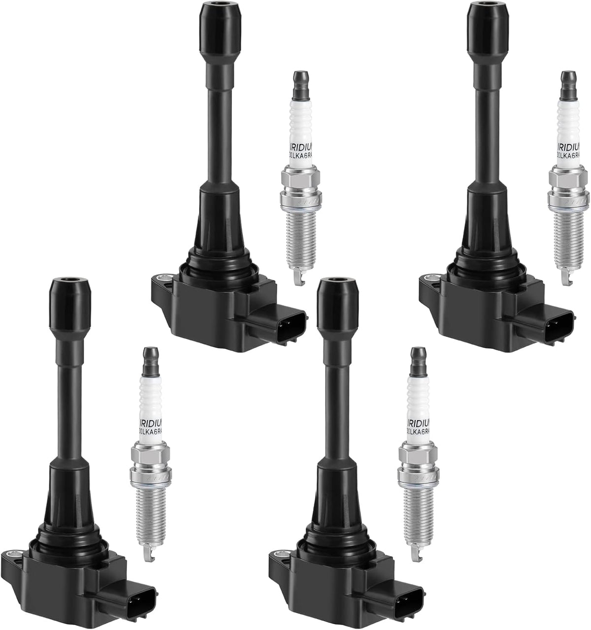 Ignition Coils and Iridium Spark Plugs Set of 4 Pack of 2 G998893