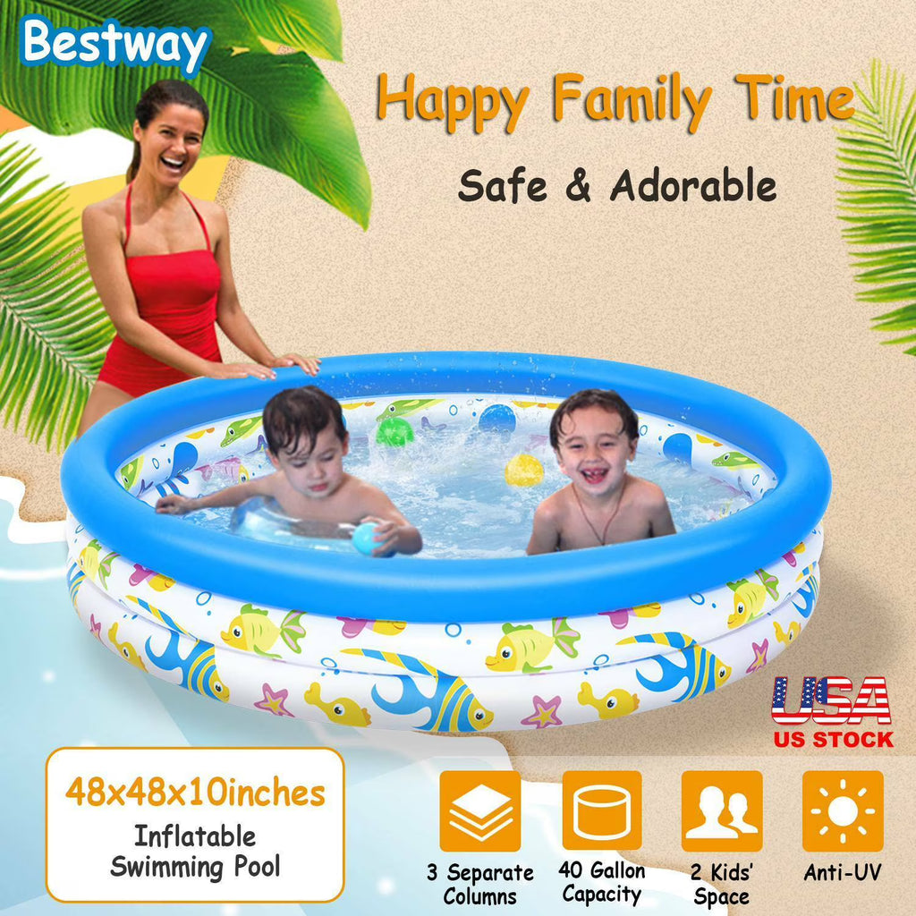 48"x10" Inflatable Family Pool G7336