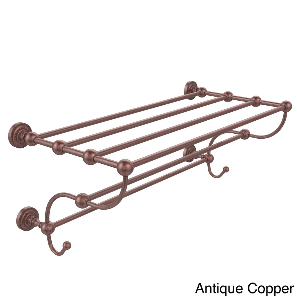 Antique Brass Towel Shelf Q7664