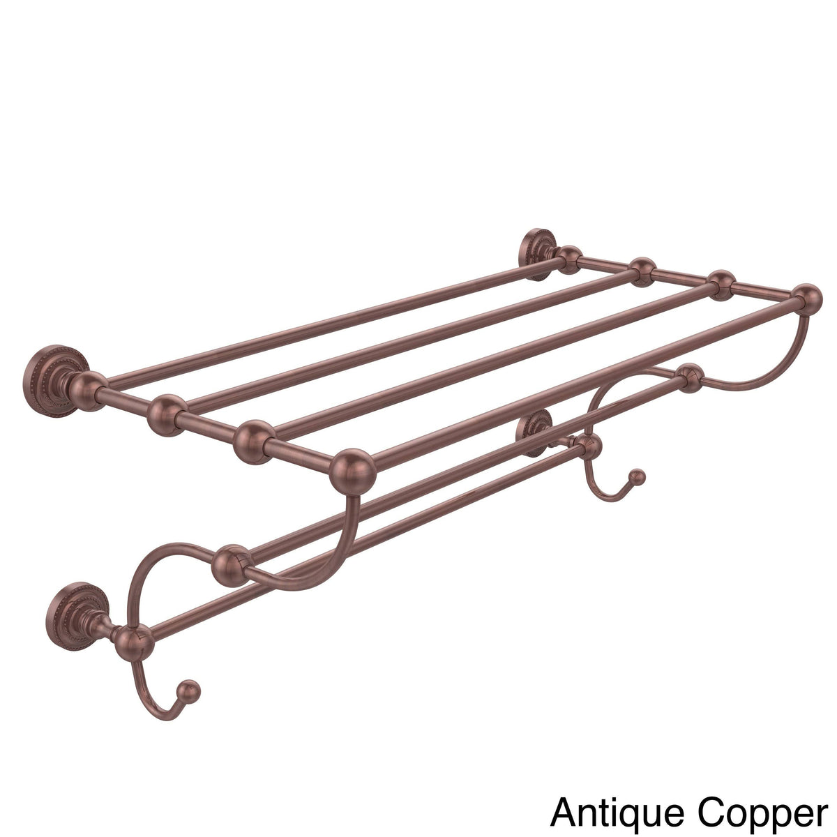 Antique Brass Towel Shelf Q7664