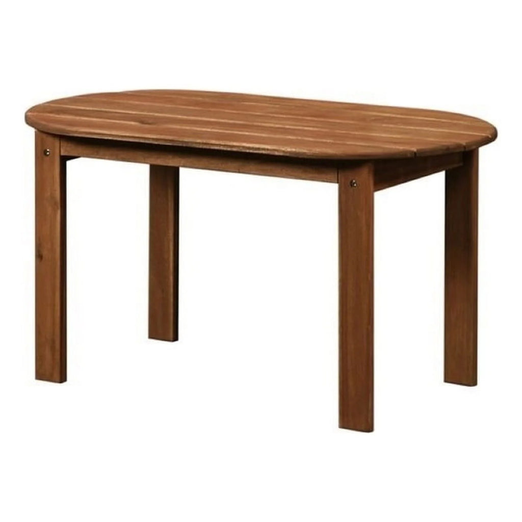 Brown Wood Outdoor Coffee Table P3942
