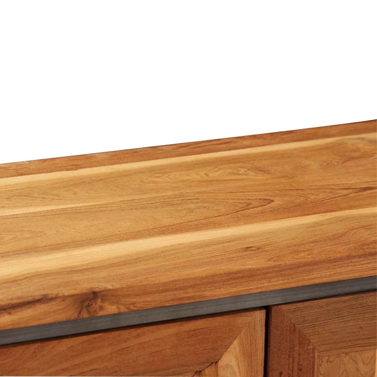 Recycled Teak and Steel Sideboard H940741