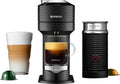Black Coffee Machine with Milk Frother N57581
