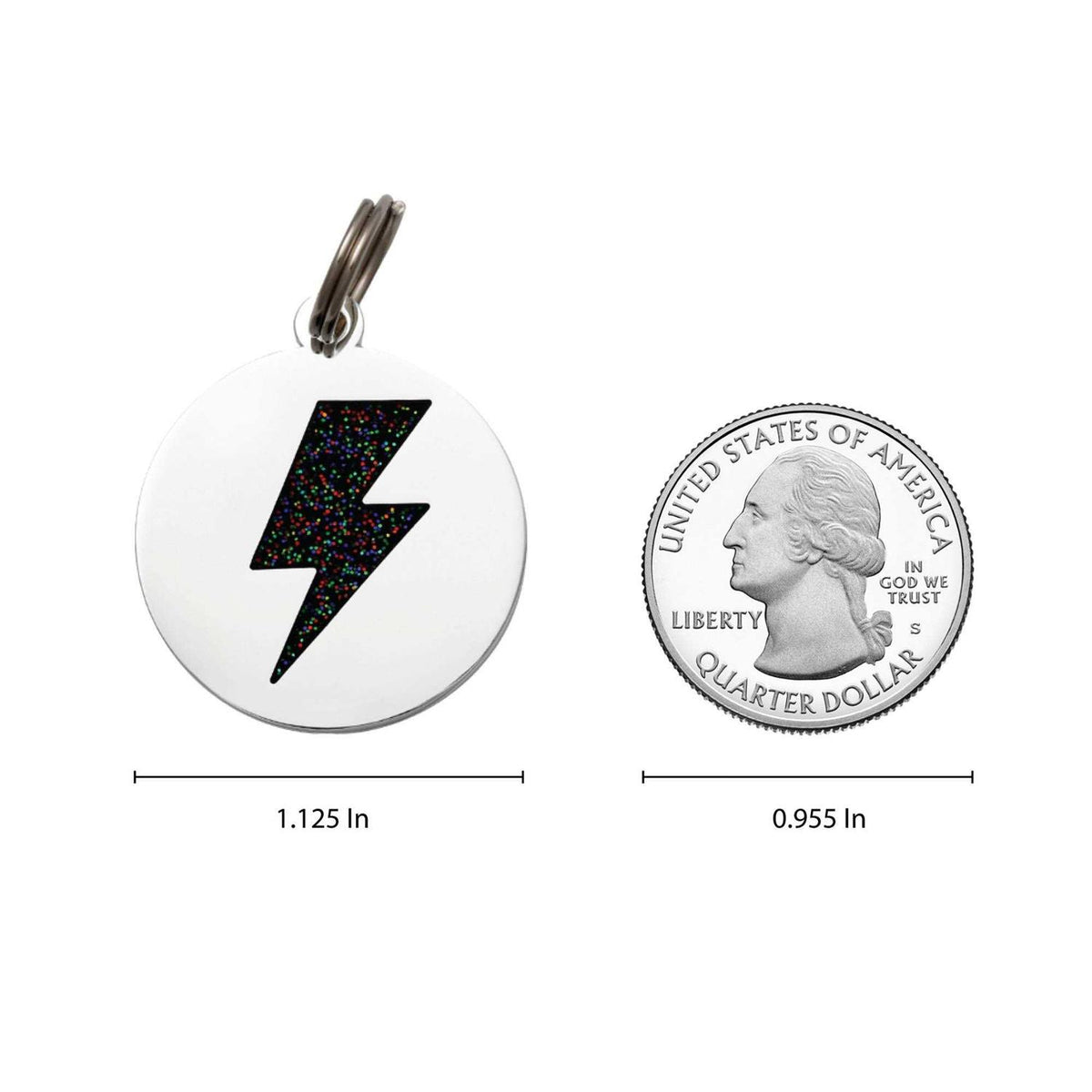 Lightning Bolt Pet ID Tag G4293