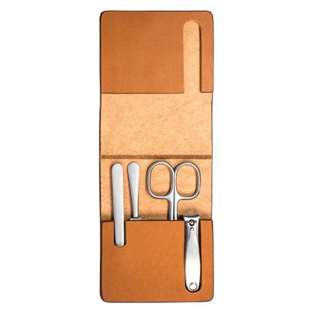 Travel Manicure Set in Cowhide Case O382774