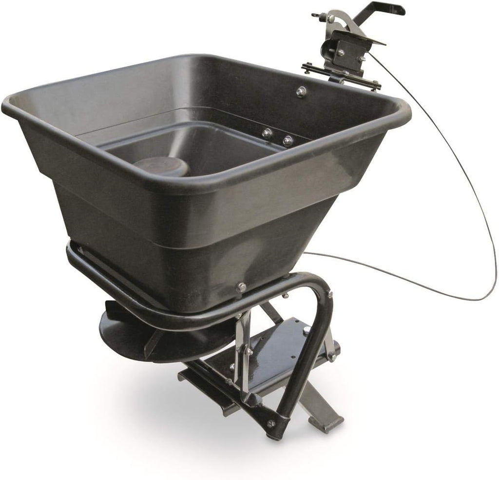 Black ATV Broadcast Spreader Y19181