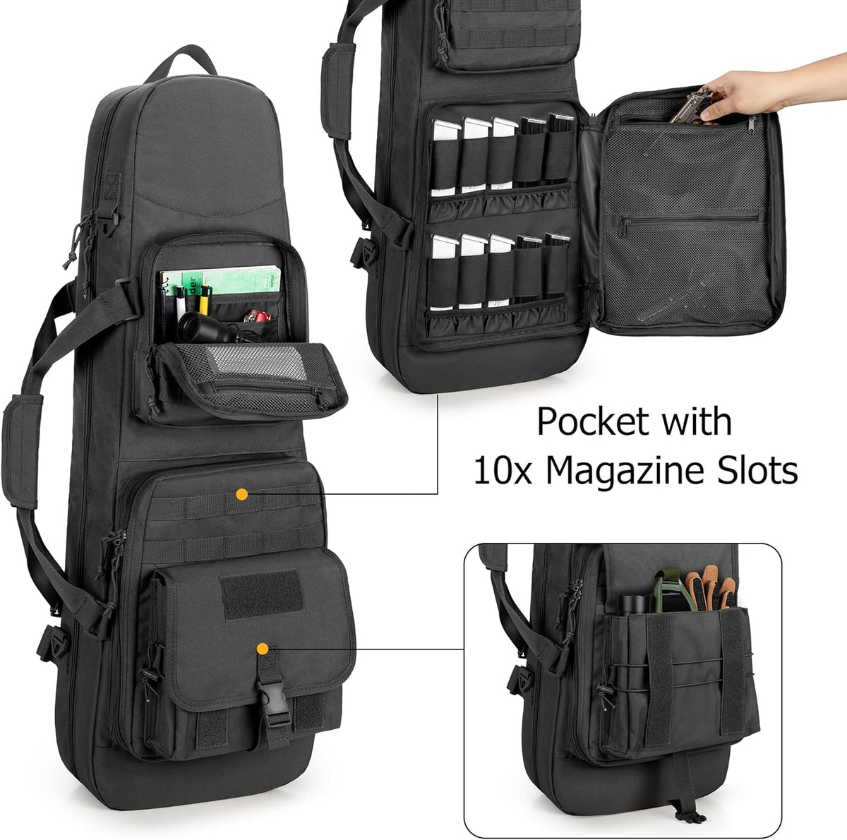 Soft Tactical Rifle Backpack W390