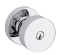 Polished Brass Keyed Entry Knobset V7833