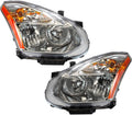 Headlight Assembly for Nissan Rogue 2013 Halogen Pair T892691