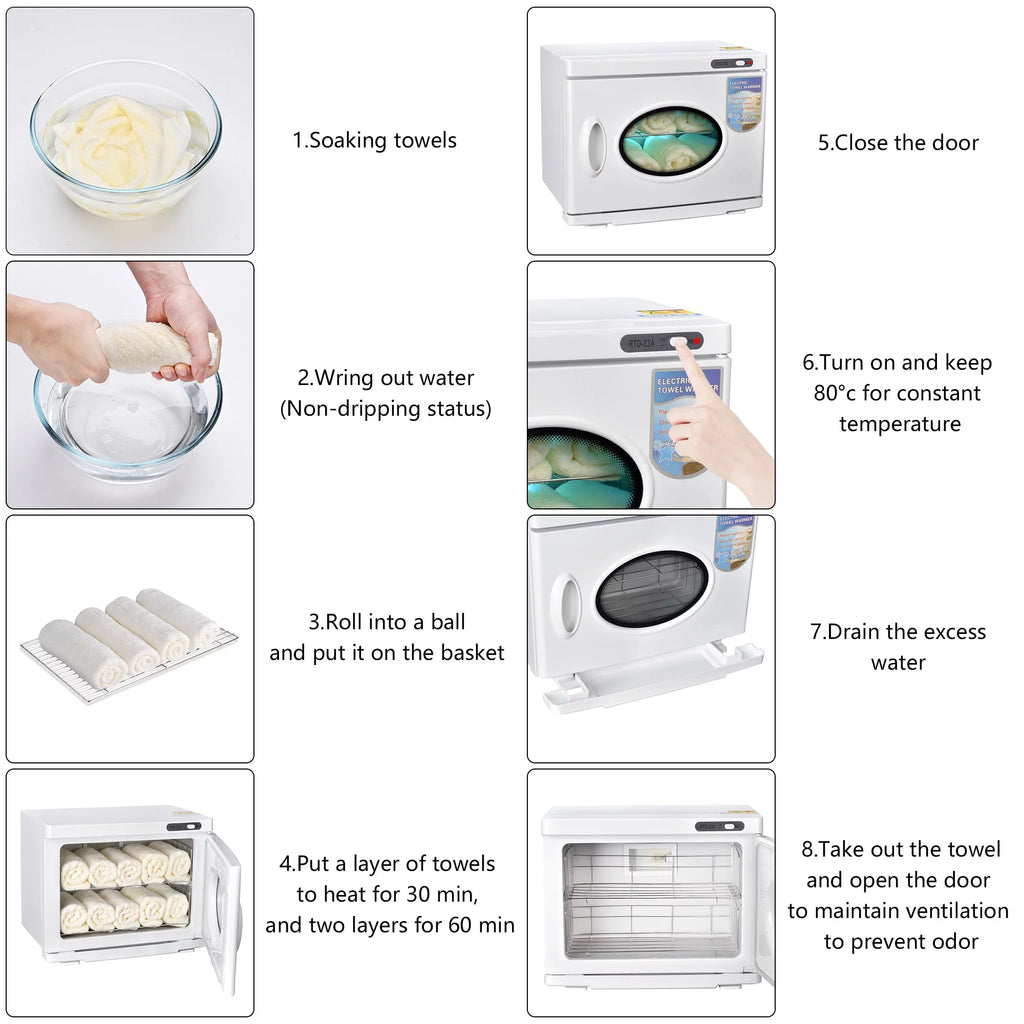 26L 2in1 Towels Warmer Hot Cabinet T920