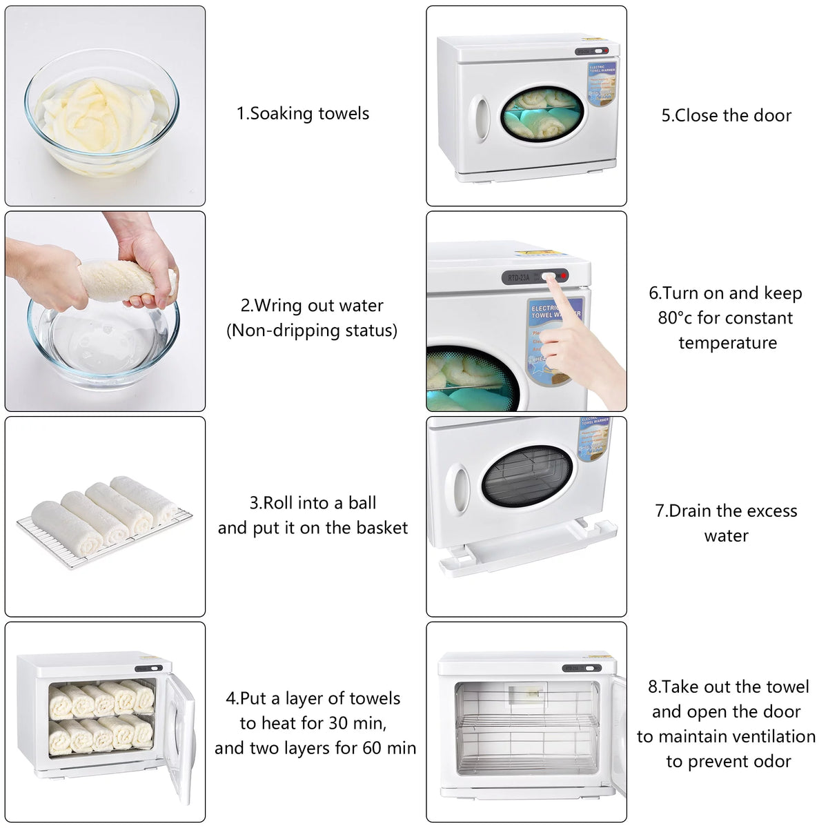 26L 2in1 Towels Warmer Hot Cabinet T920