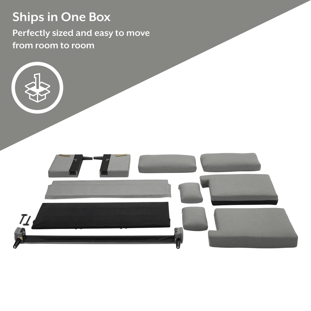 Mid Modern Sofa Smoke Grey C3235