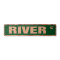 Vintage Aluminum Metal Sign H217