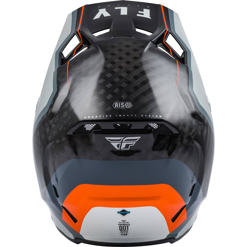 Black/Grey/Orange Carbon Axon Helmet I368600