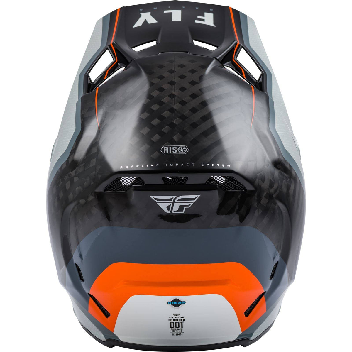Black/Grey/Orange Carbon Axon Helmet I368600