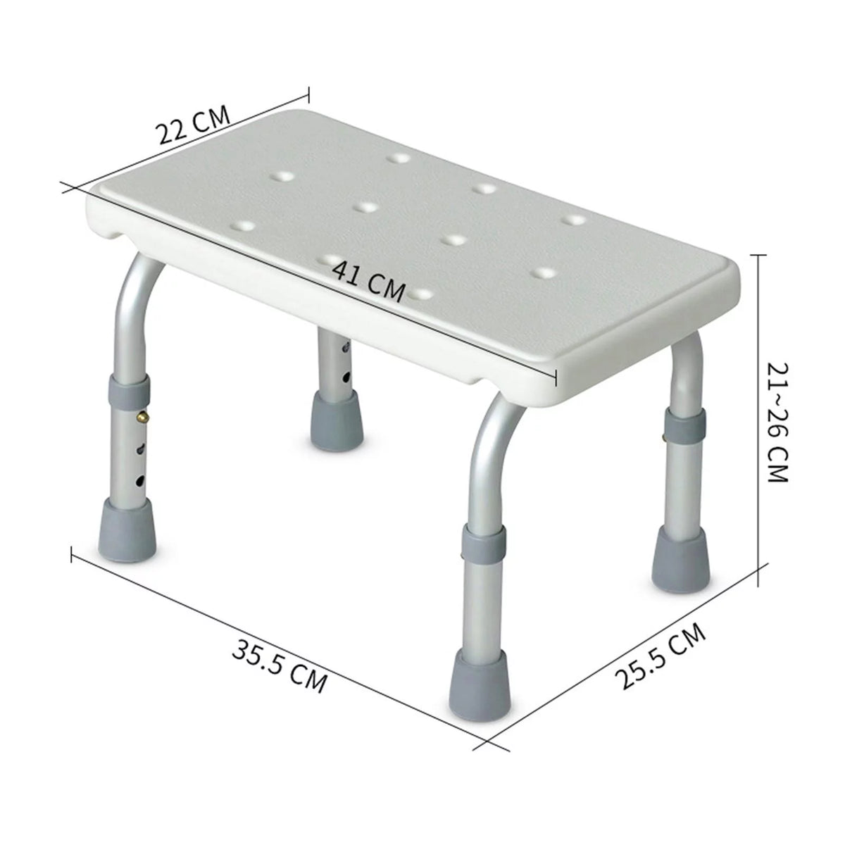 Adjustable Anti Slip Bathroom Step Stool L253