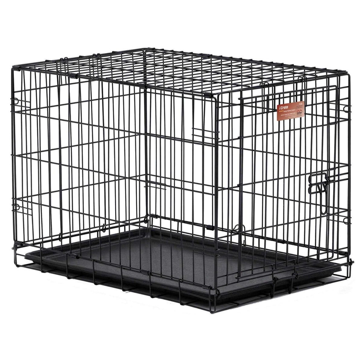 XXS Folding Metal Dog Crate with Divider Panel R5123