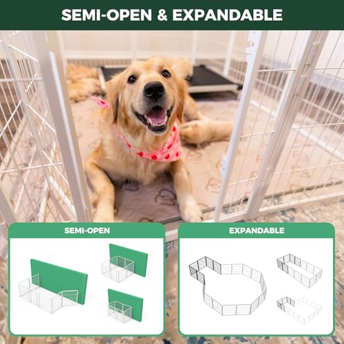 Heavy Duty 32 Inch 6 Panels Black Dog Playpen U878