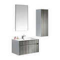 32 in. Wall Mount Ash Gray Bathroom Vanity K8011