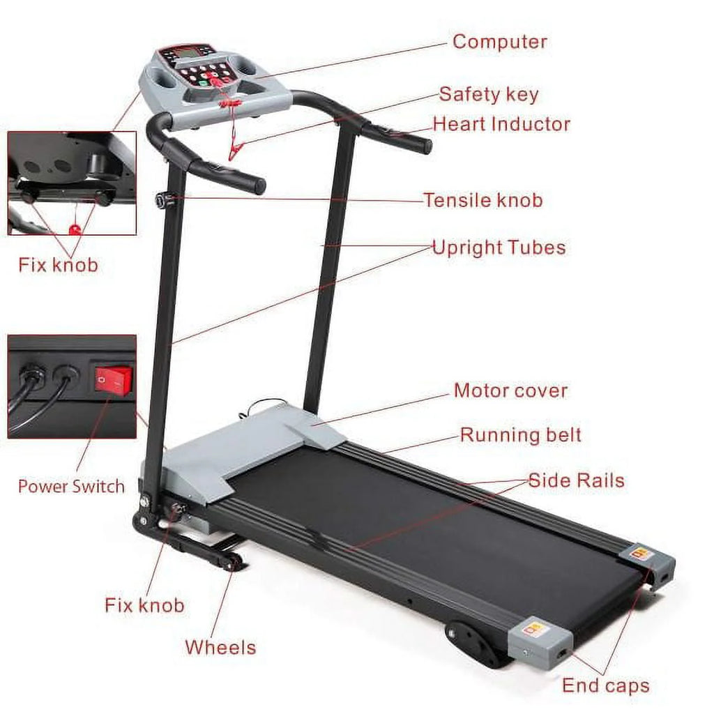 Folding Electric Treadmill 7.0 MPH D60330