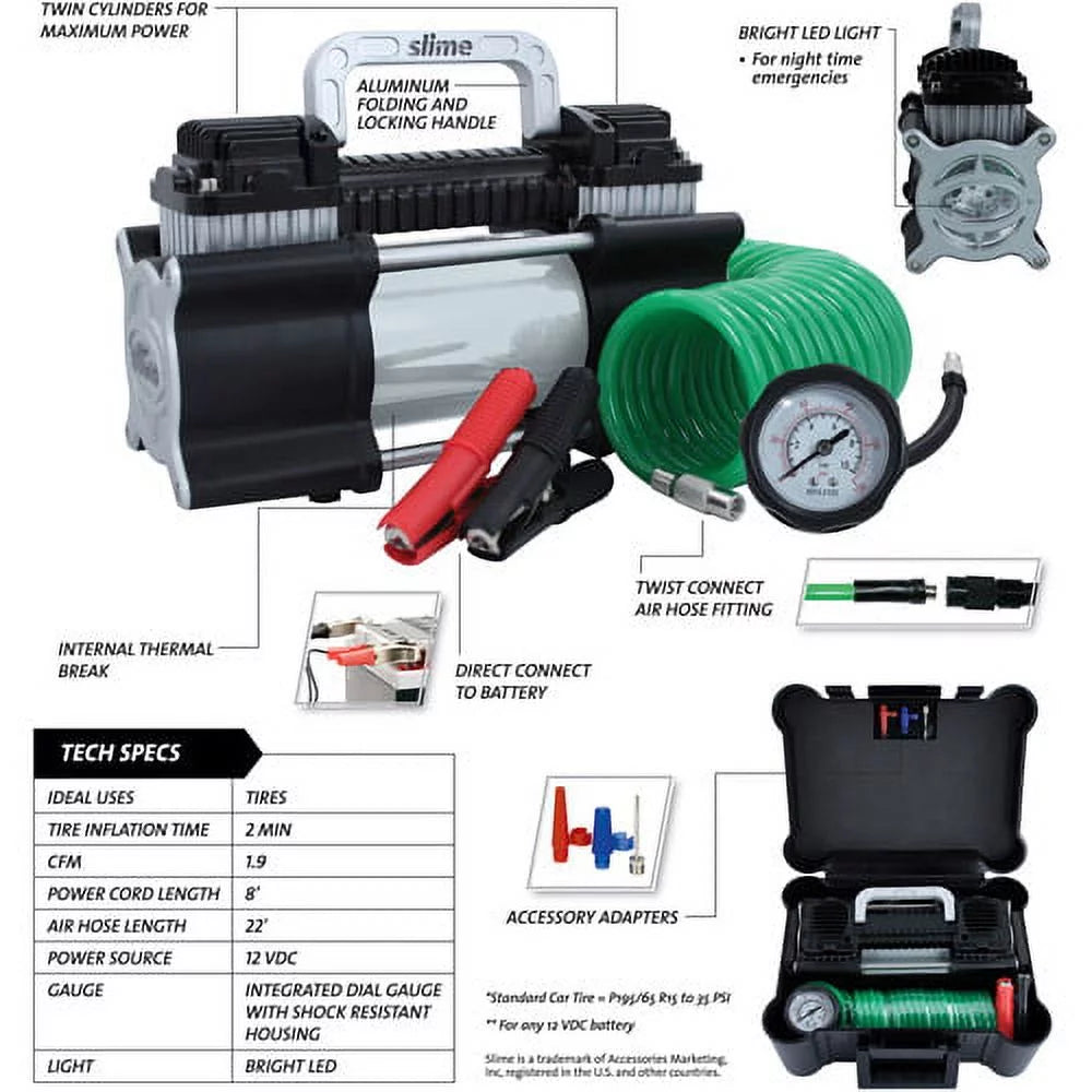 Heavy Duty Tire Inflator/Compressor A946