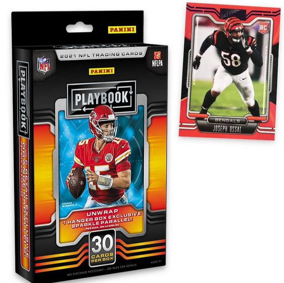 NFL Football Trading Card Hanger Box M40488