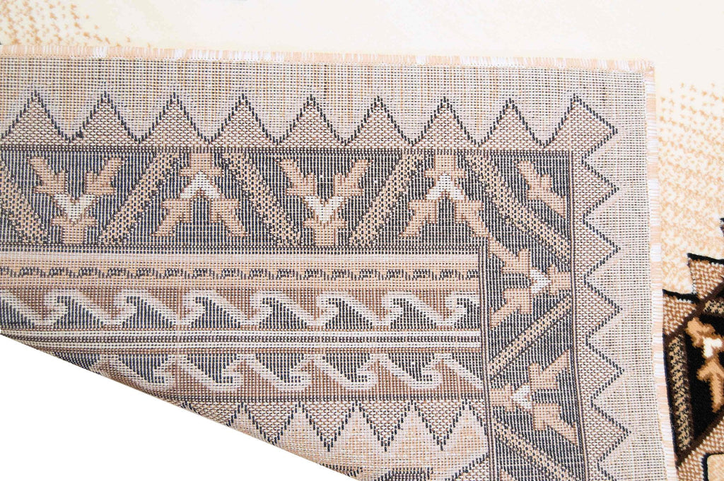 Southwestern 7' 8" x 10' Faded Tribal Area Rug B9096