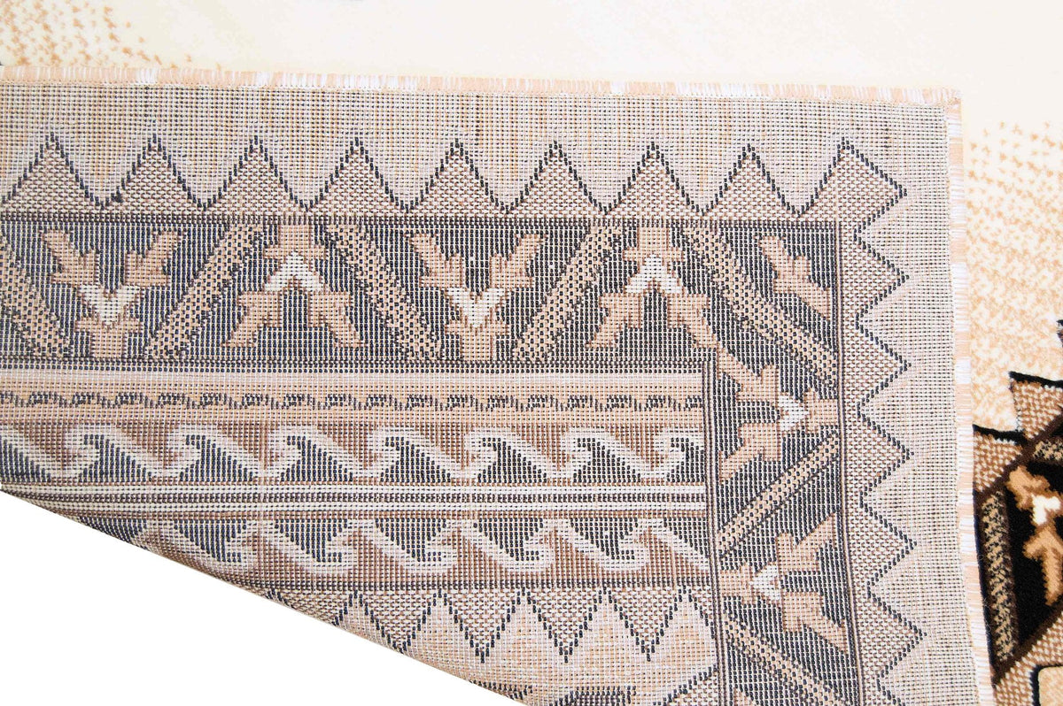 Southwestern 7' 8" x 10' Faded Tribal Area Rug B9096