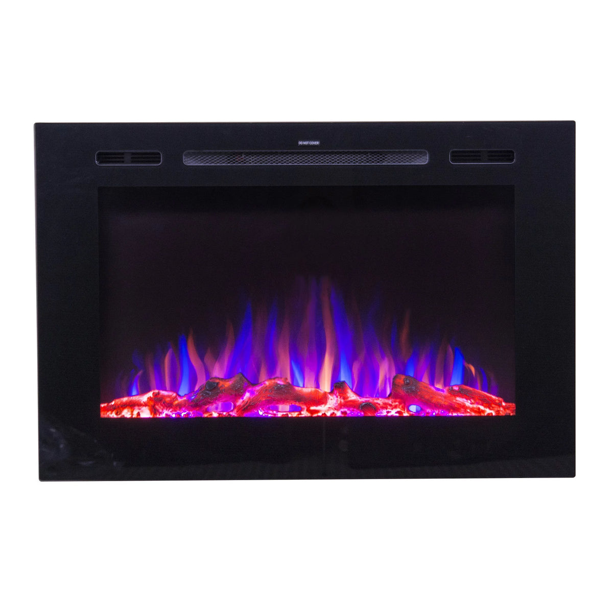 40" Wide 26.5" Tall Smart WIFI Enabled Electric Fireplace Z612