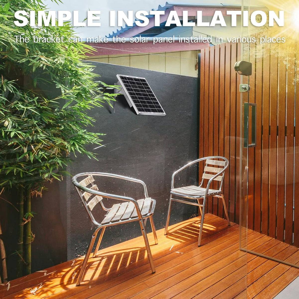 30 Watt 12V Solar Panel Kit with Adjustable Tilt Mount Brackets and 5A 12V/24V PWM Solar Charge Controller U249928