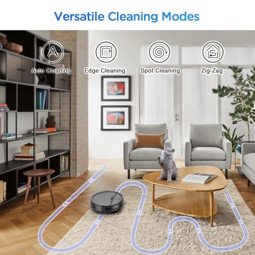 2-in-1 Robot Vacuum and Mop Combo T4348