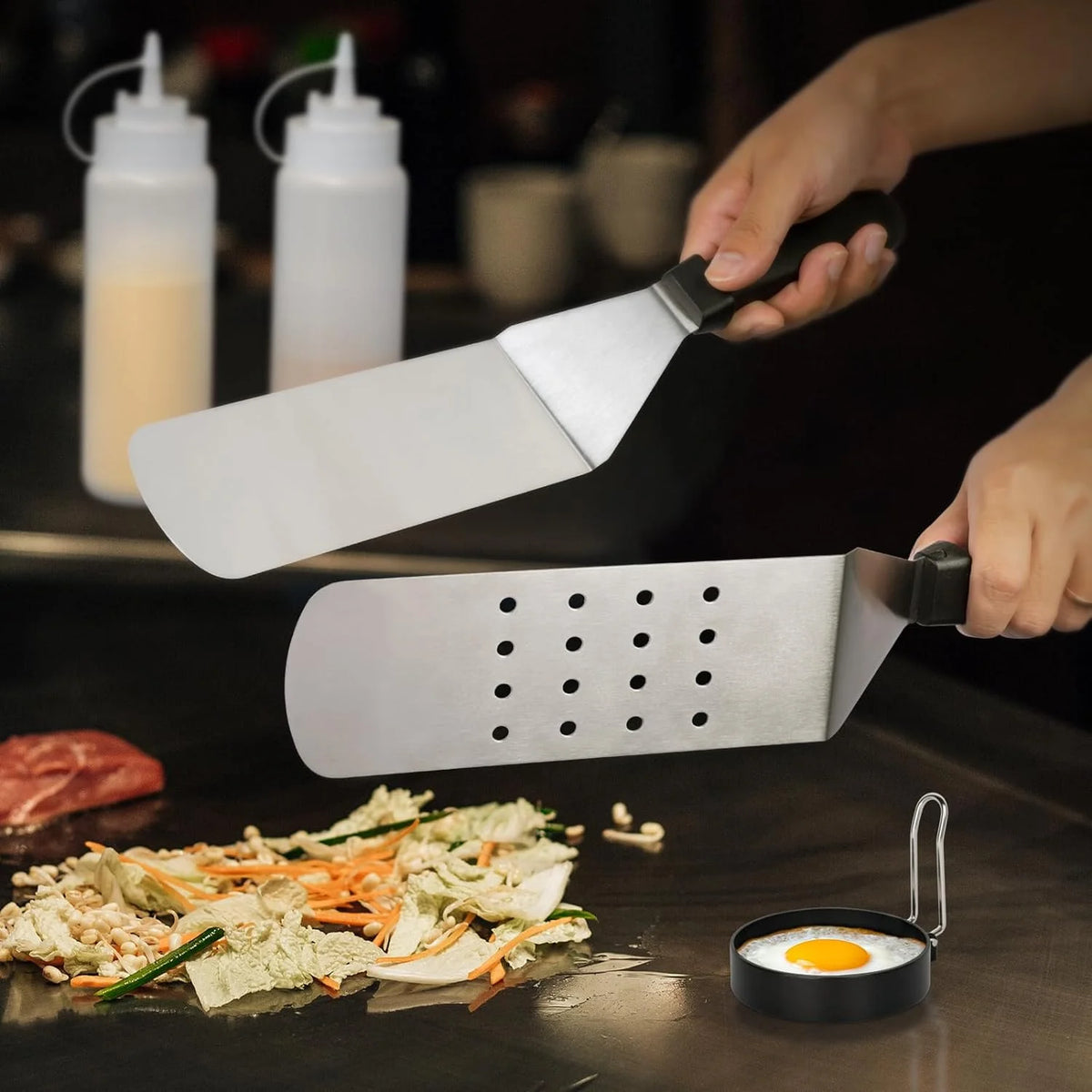 7 Pcs Griddle Accessories Set J245