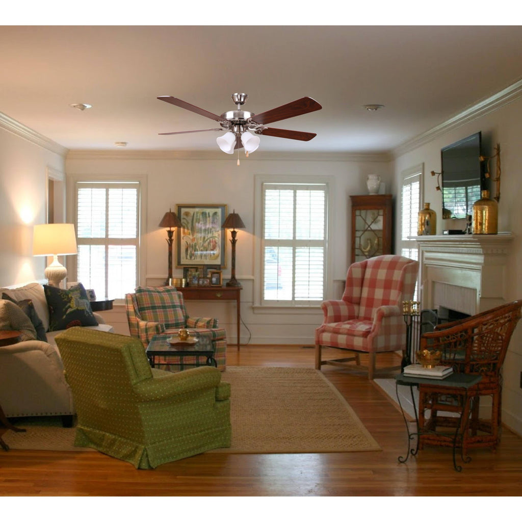 Brushed Nickel Ceiling Fan A7962