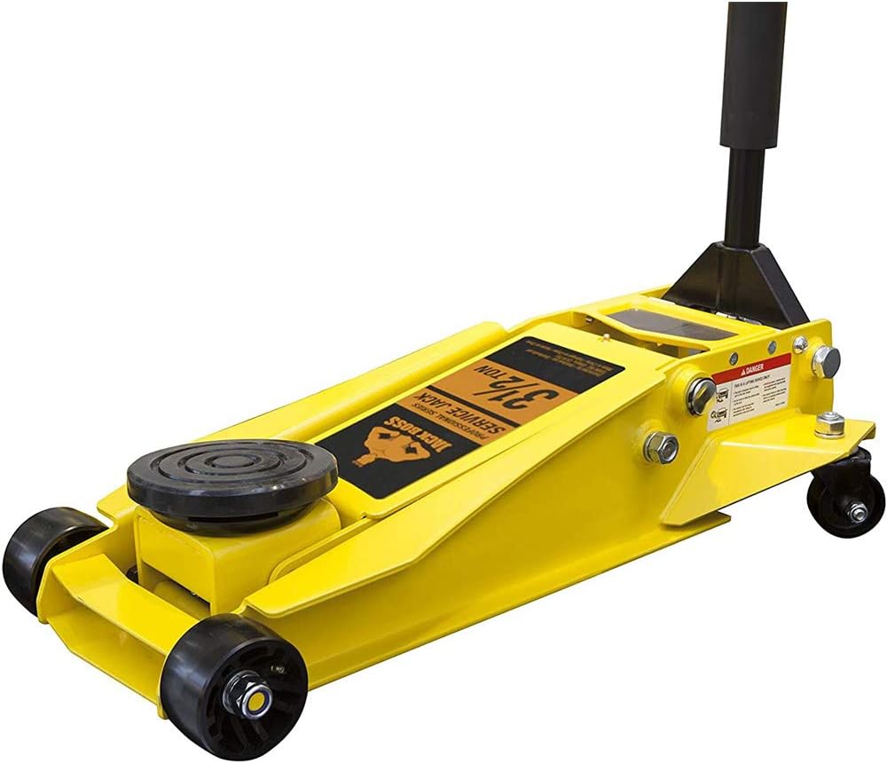 Red Hydraulic Floor Jack with Foot Pedal W16744