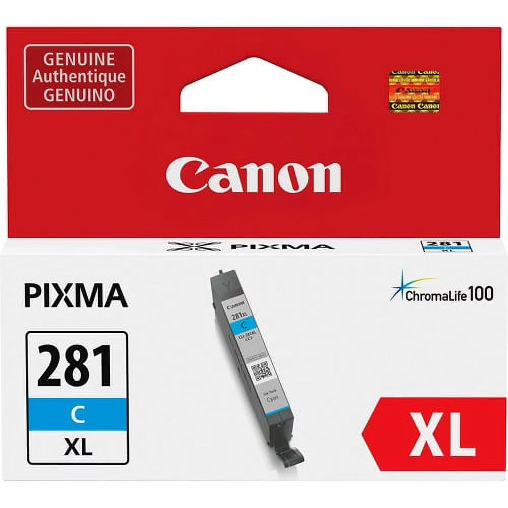 Canon CLI-281XL Cyan Inkjet Ink Cartridge Bundle of 5 G6200
