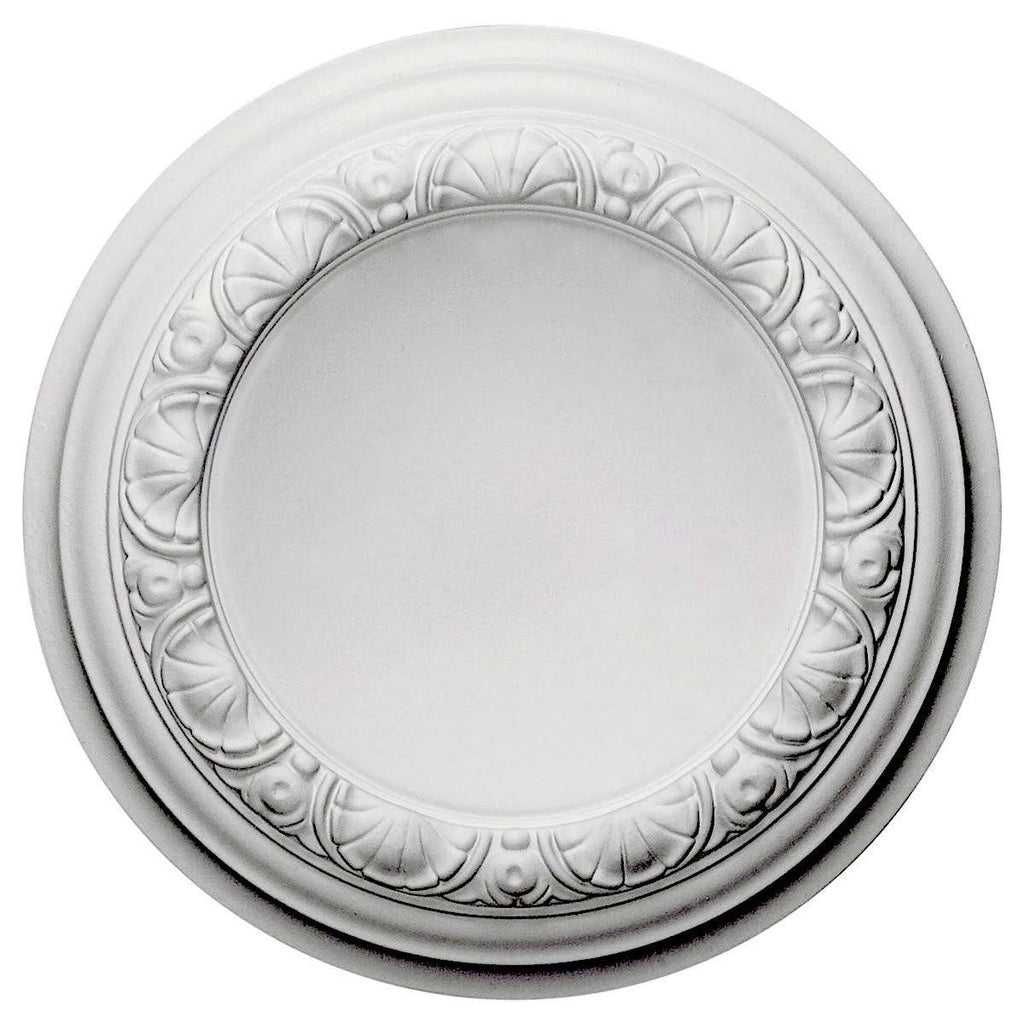 12 1/2x22OD x 1 1/2x22P Ceiling Medallion Platinum Finished L695127
