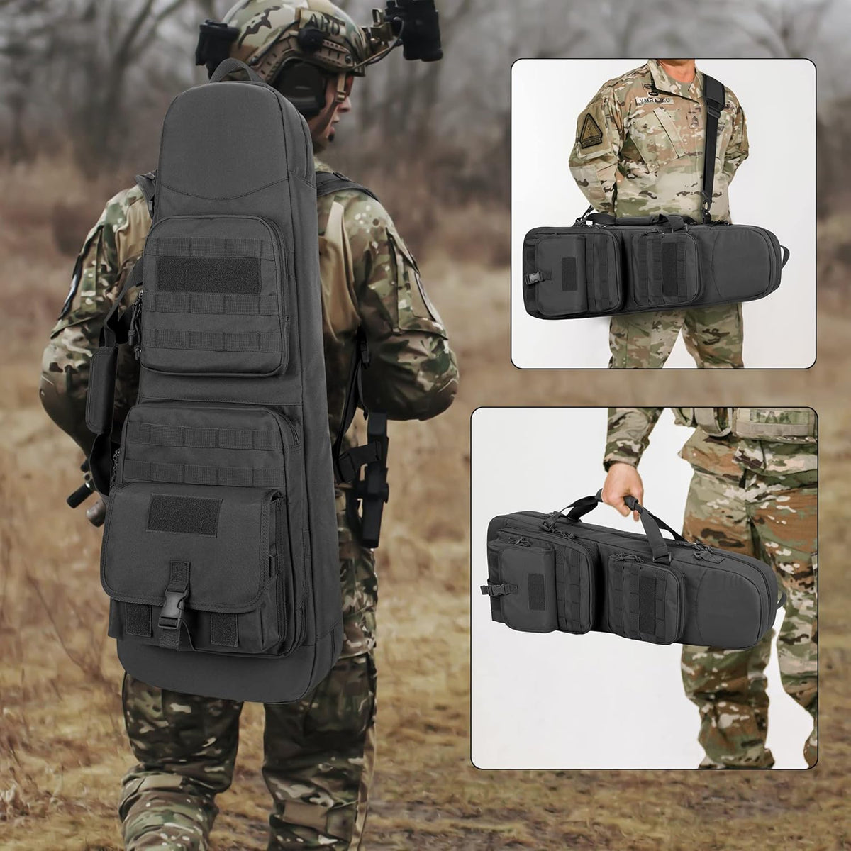Soft Tactical Rifle Backpack W390