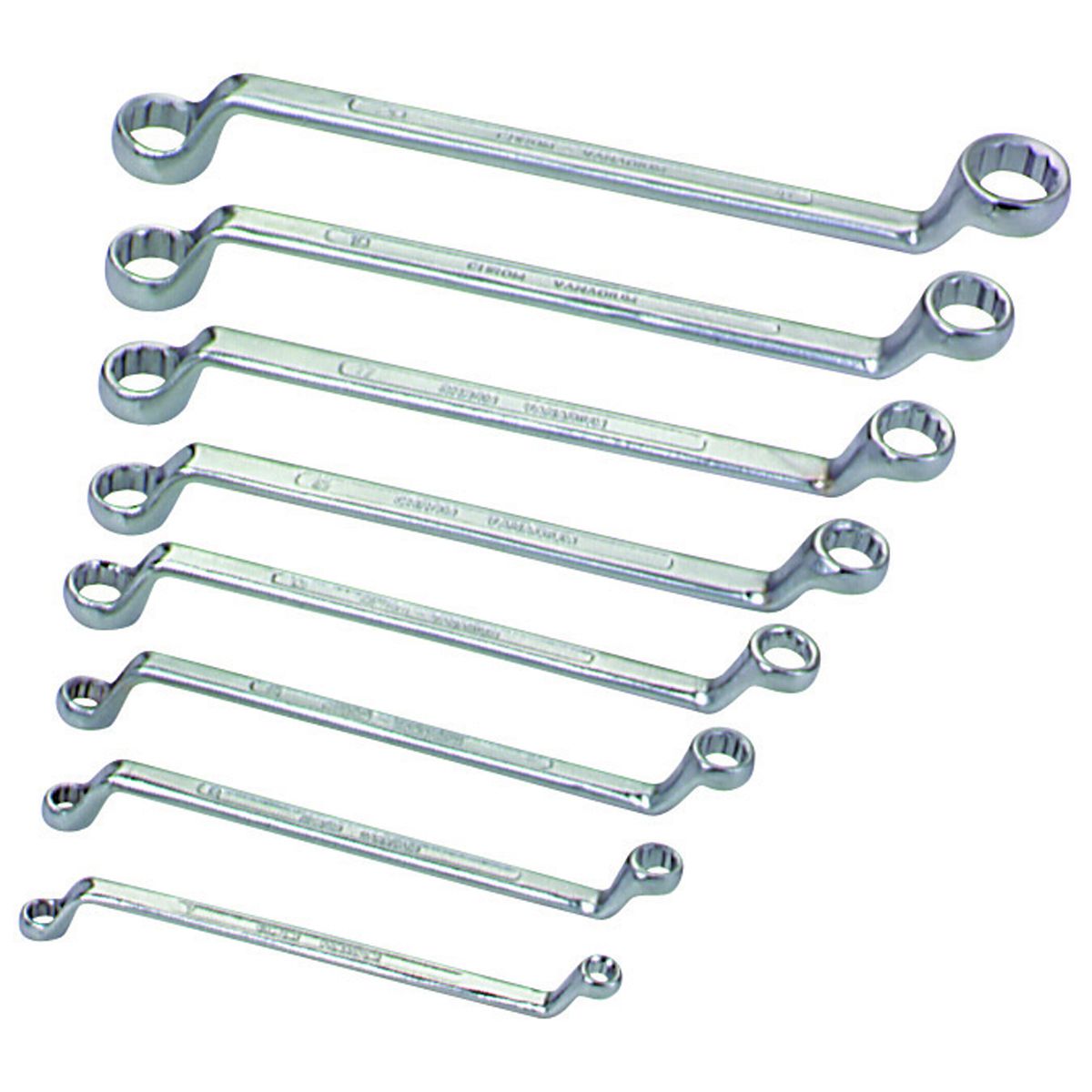 SAE Offset Box End Wrench Set, 8 Piece X436234