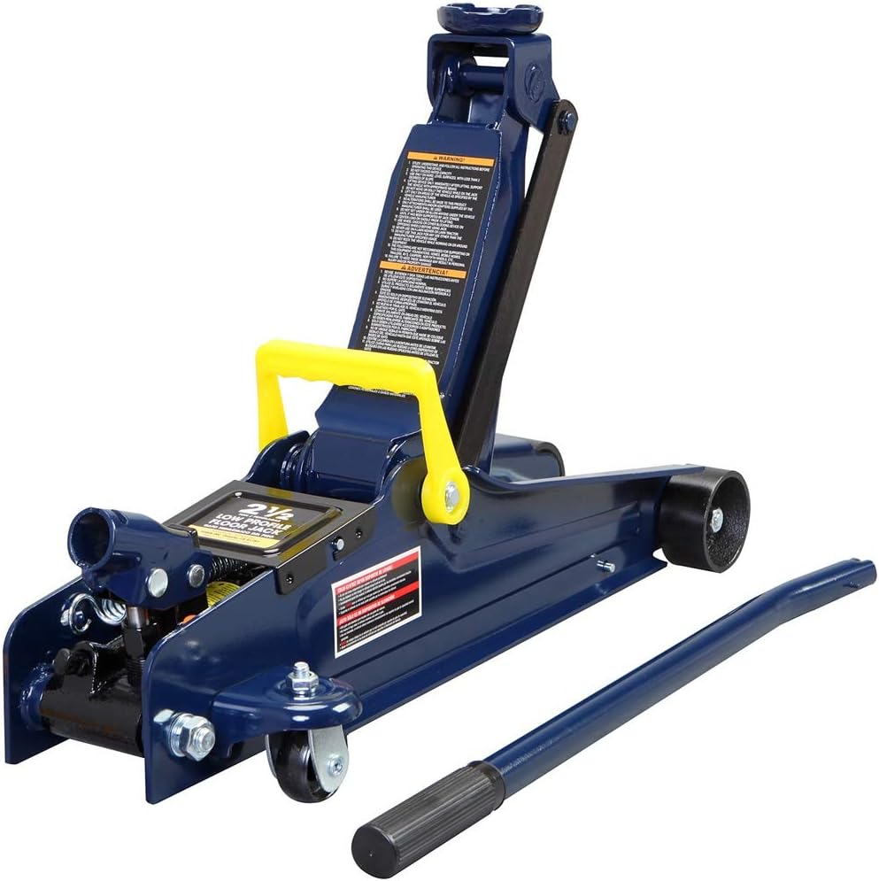 Red Hydraulic Floor Jack with Foot Pedal W16744