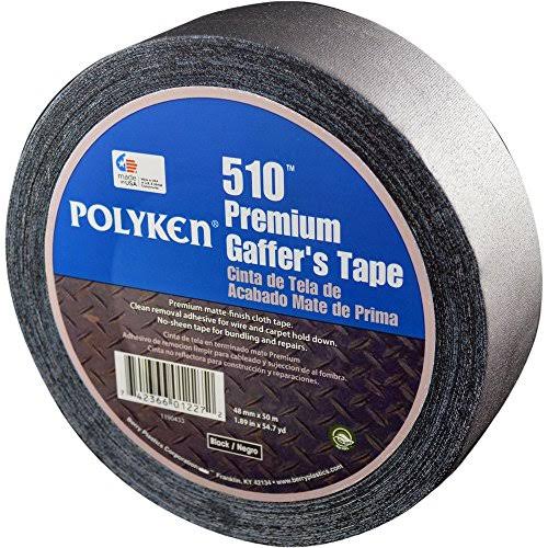 Royal Blue Gaffers Tape, 48mm x 50m x 11.5 Mil, Pack of 6 Rolls X49445