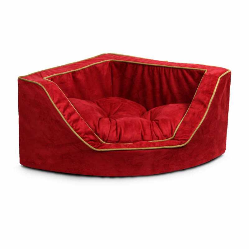 Overstuffed Corner Dog Bed Z5523