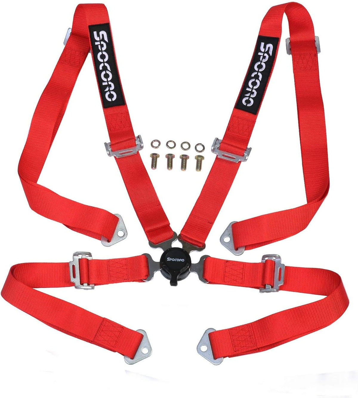 Red Cam Lock Racing Safety Harness C7507
