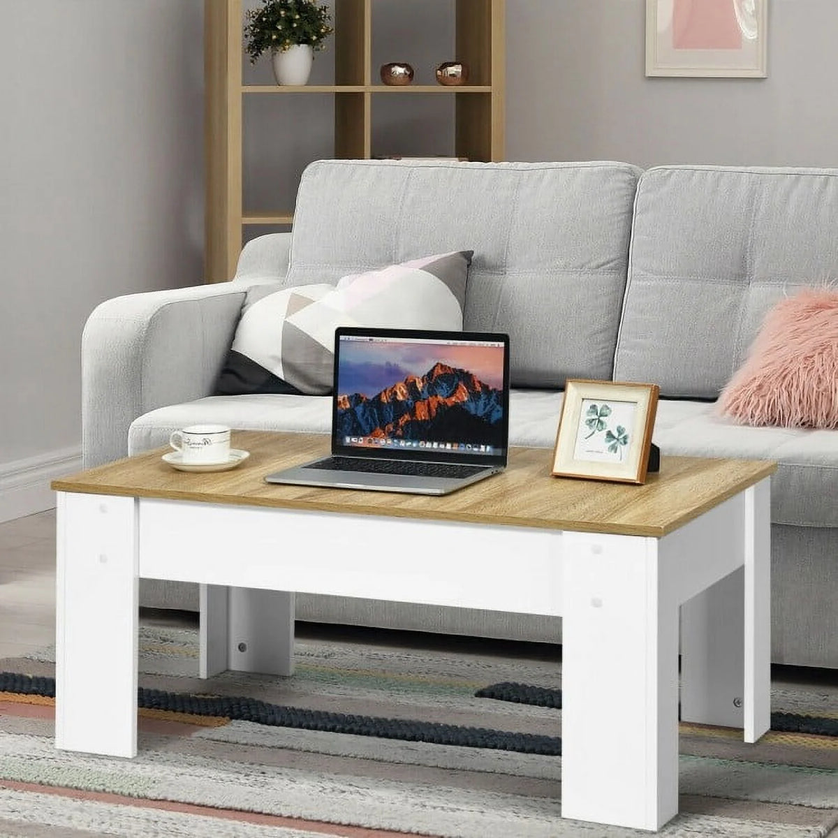 White Lift-Top Coffee Table Z93035