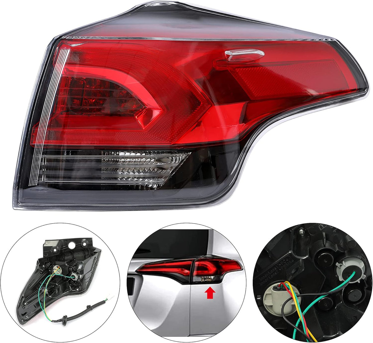 Rear Lamp Assembly with Bulb Y708