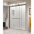 Oil Rubbed Bronze Bypass Semi Frameless Shower Door R263