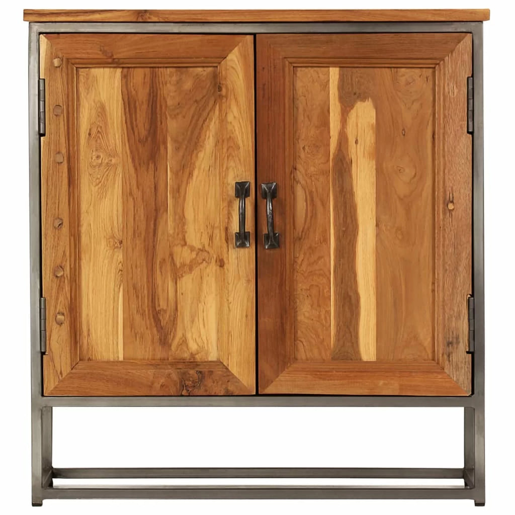 Recycled Teak and Steel Sideboard H940741